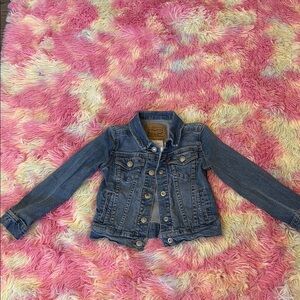 Levi's Blue Jean Jacket Cropped Classic Design